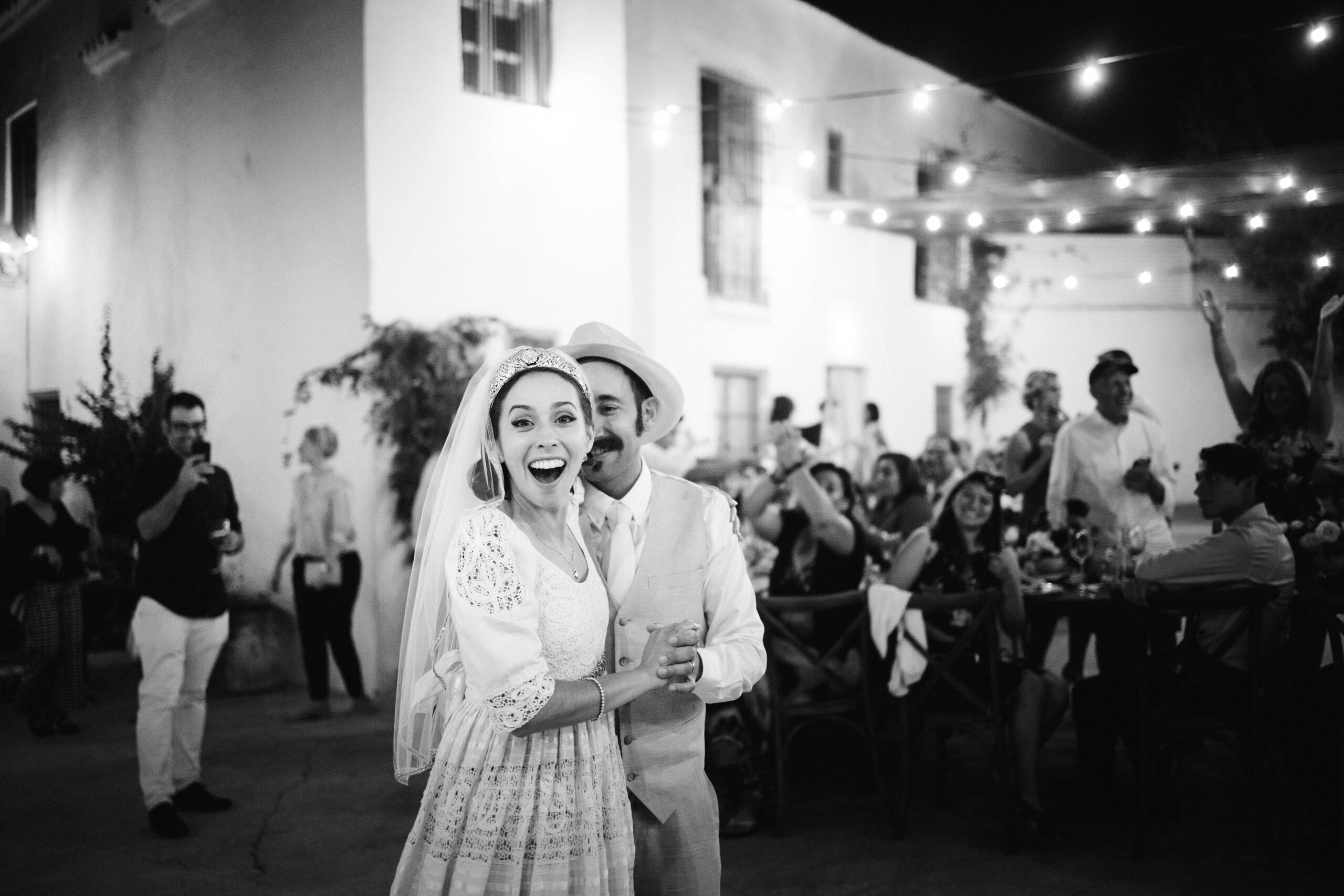 Photo Lidia Clemente first dance at Casa Grande de La Zujaira