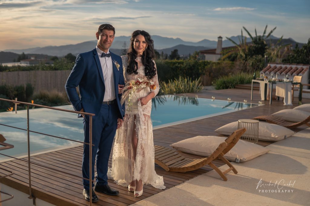 Spain villa elopement couple Michal Carbol Photography