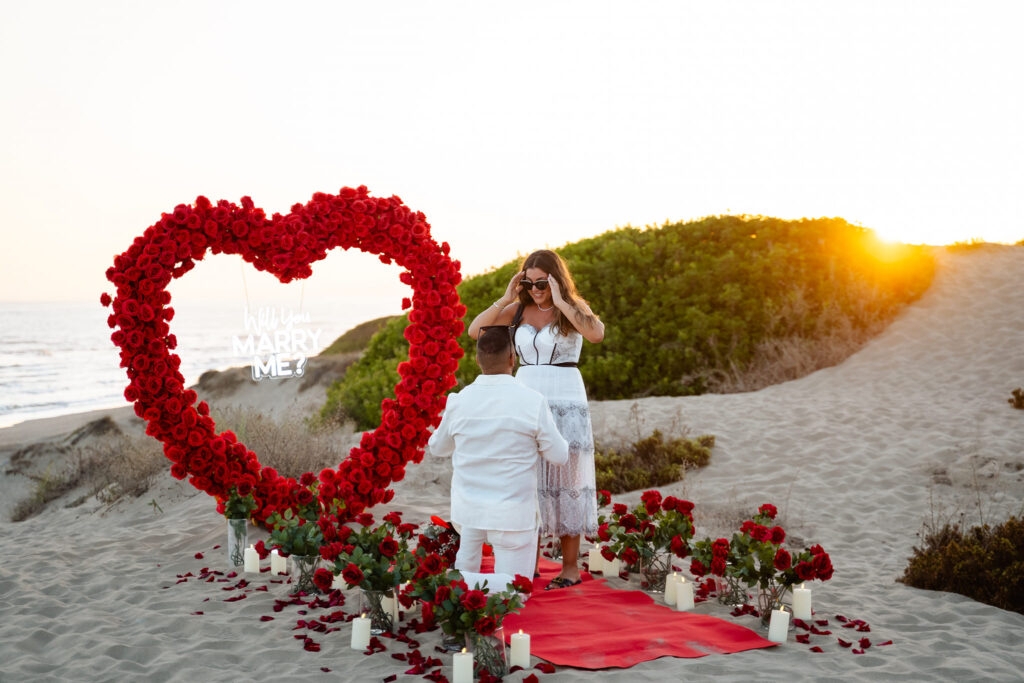 Spain beach marriage proposal photo Michal Carbol